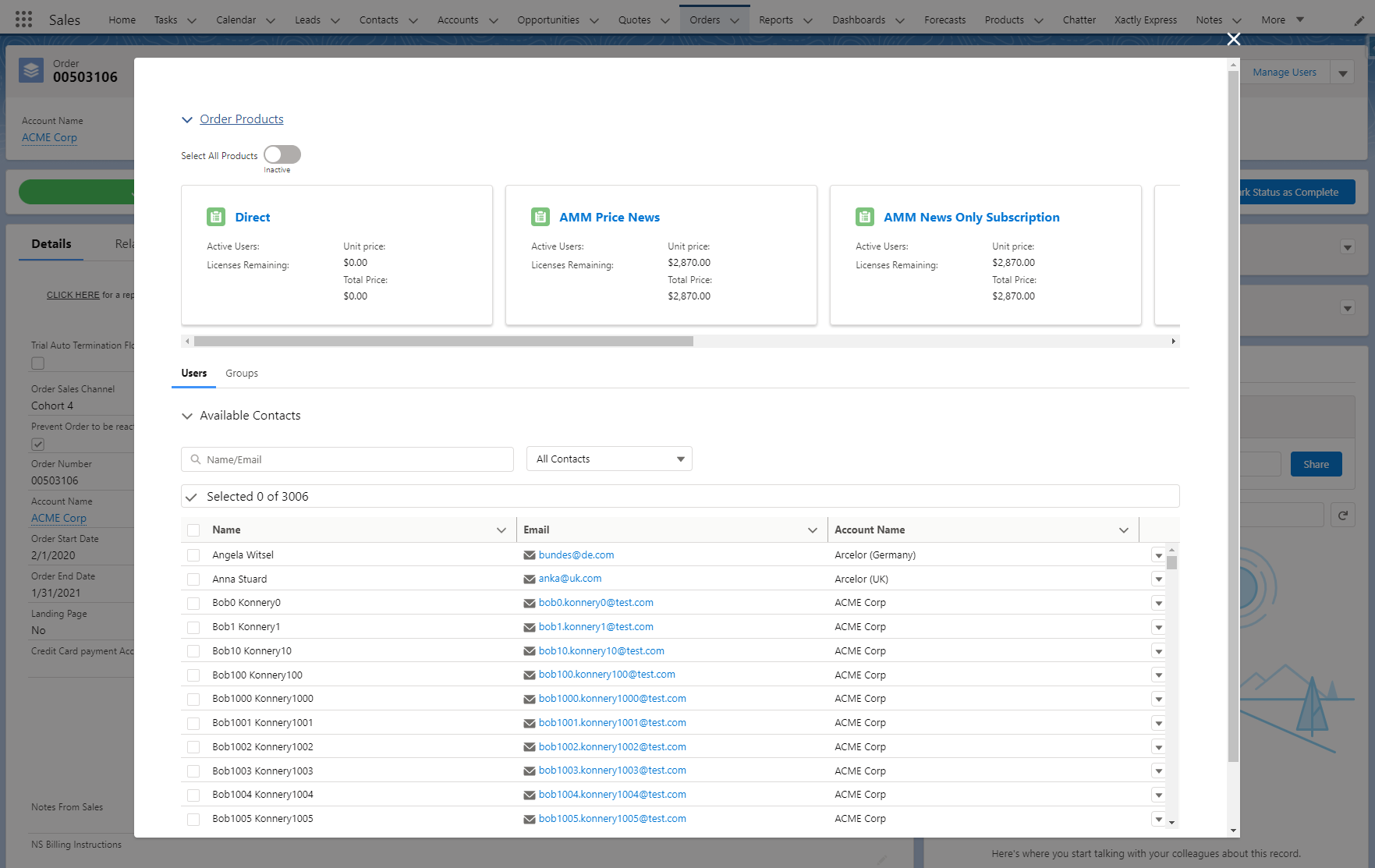 Manage Users Permission tool