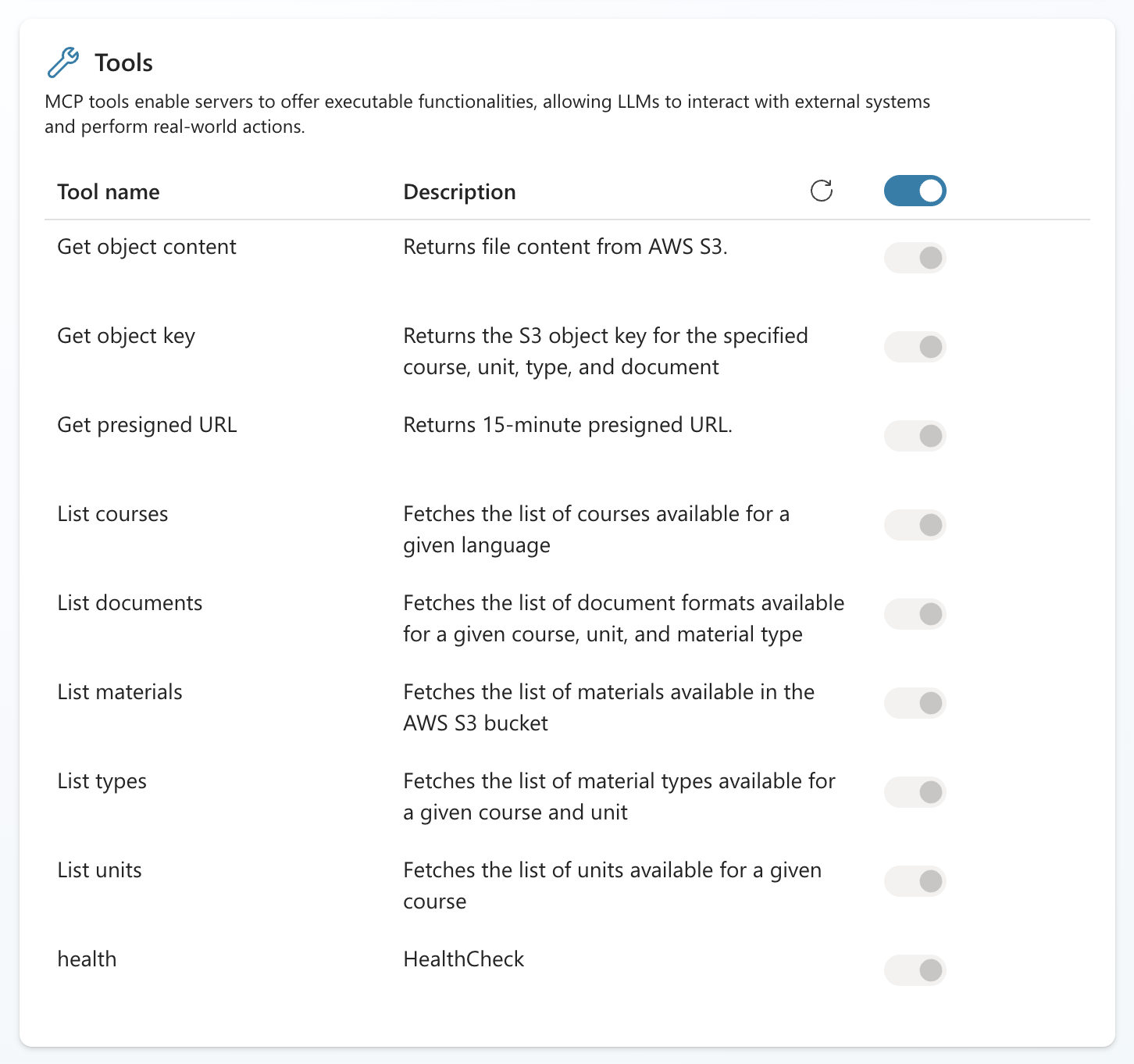 Interface screenshot 3