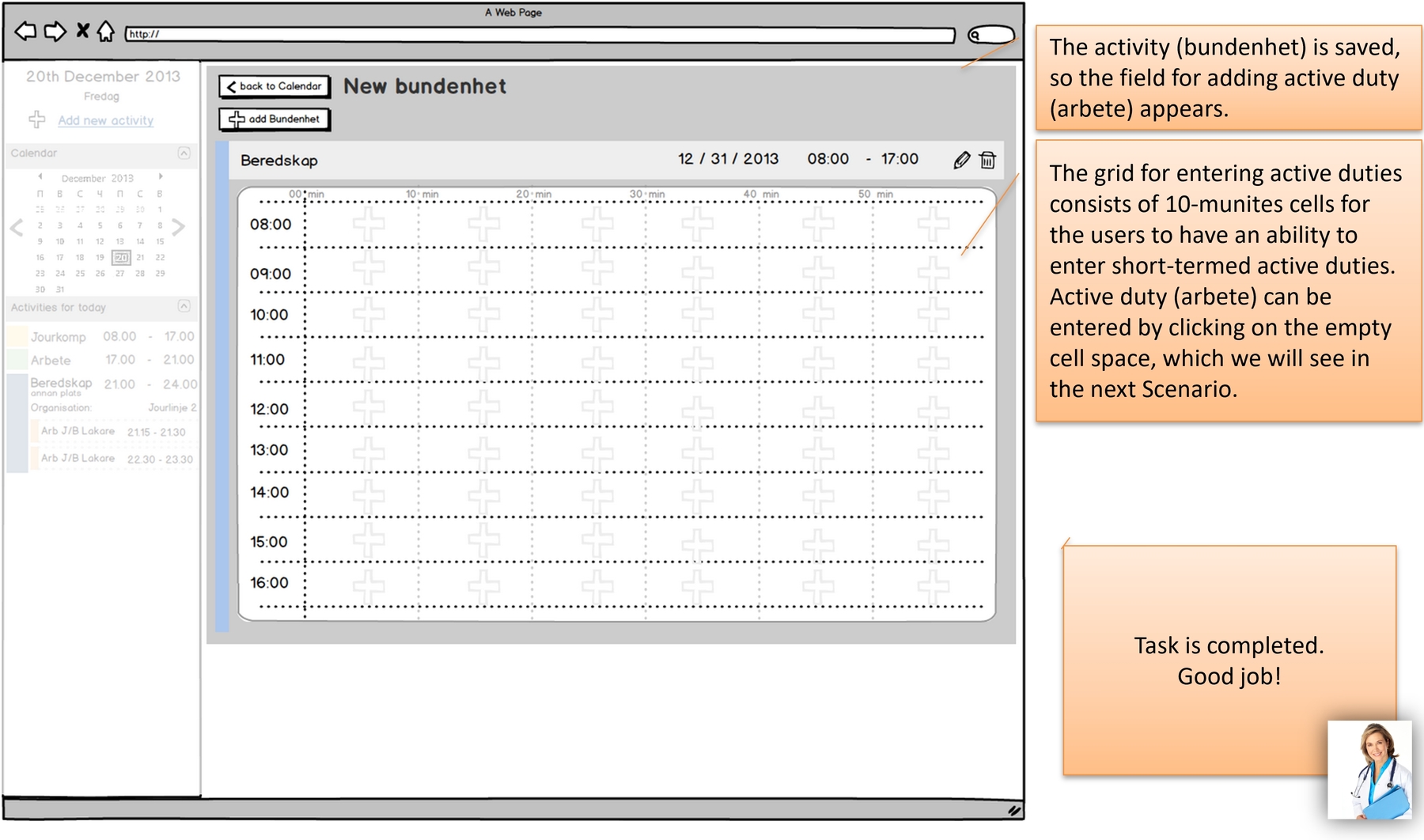 Entering a new activity
